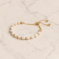 Aurélia – Dames Vintage Parel Armband, Verguld en Waterbestendig