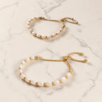 Aurélia – Dames Vintage Parel Armband, Verguld en Waterbestendig