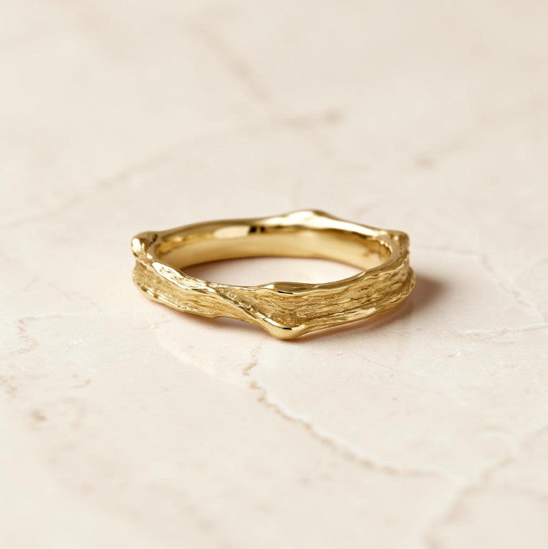 Celestia – Vintage Goud Vergulde Ring Dames, Statement Ring, Kleurvast en Nikkelvrij