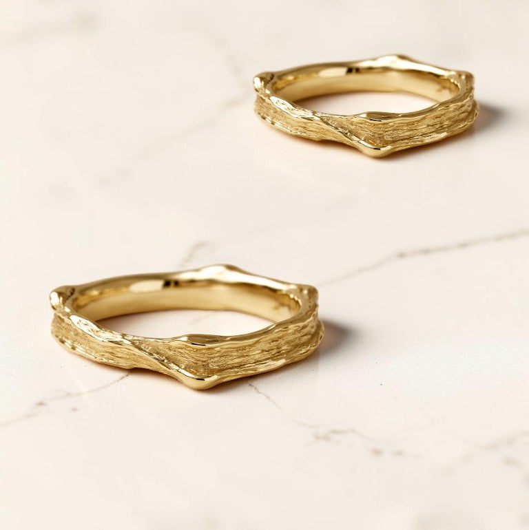 Celestia – Vintage Goud Vergulde Ring Dames, Statement Ring, Kleurvast en Nikkelvrij