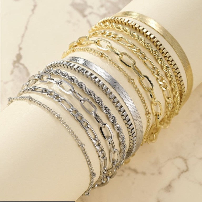 Elegante Witgouden Armband Dames, Hypoallergeen en Nikkelvrij voor Dagelijks Gebruik