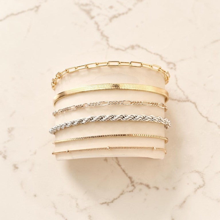 Elegante Armbandenset Dames, Goud Verguld - Luxe en Nikkelvrij
