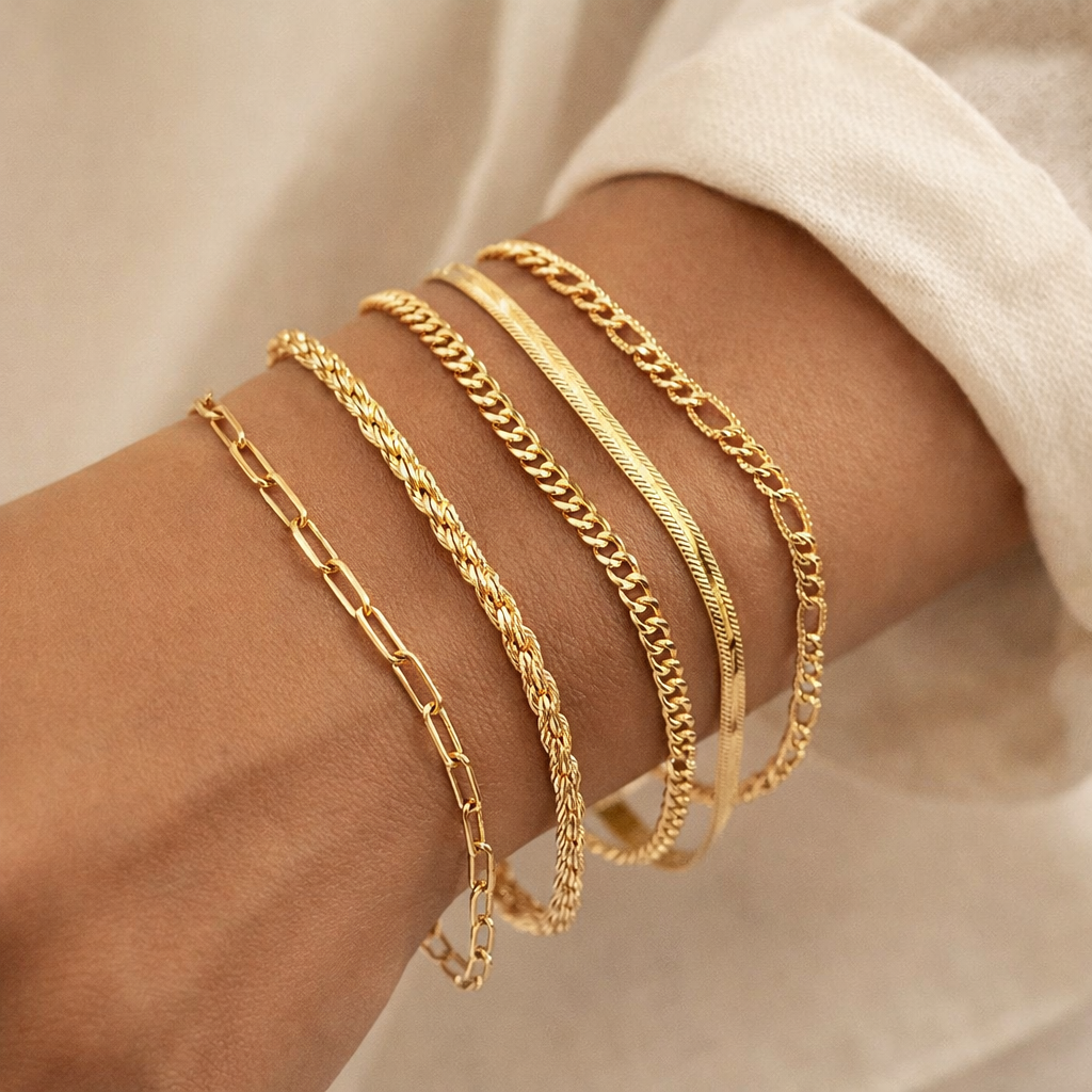 Elise – Armbandenset 18K Verguld | Tijdloos voor Vrouwen 2