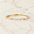 Lustra – Luxe Goudkleurige Moissaniet Armband voor Vrouwen, 18K Vergulding