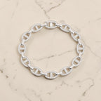 Tijdloze Armband met Diamantjes - Luxe Afwerking en Kleurvast - Wit Goud, Goud en Roze Goud