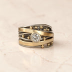 Zikornia - Vintage Ring, 18K Verguld
