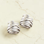 Vintage – Zilveren Wikkel Ring, Nikkelvrij, Kleurvast en Waterbestendig