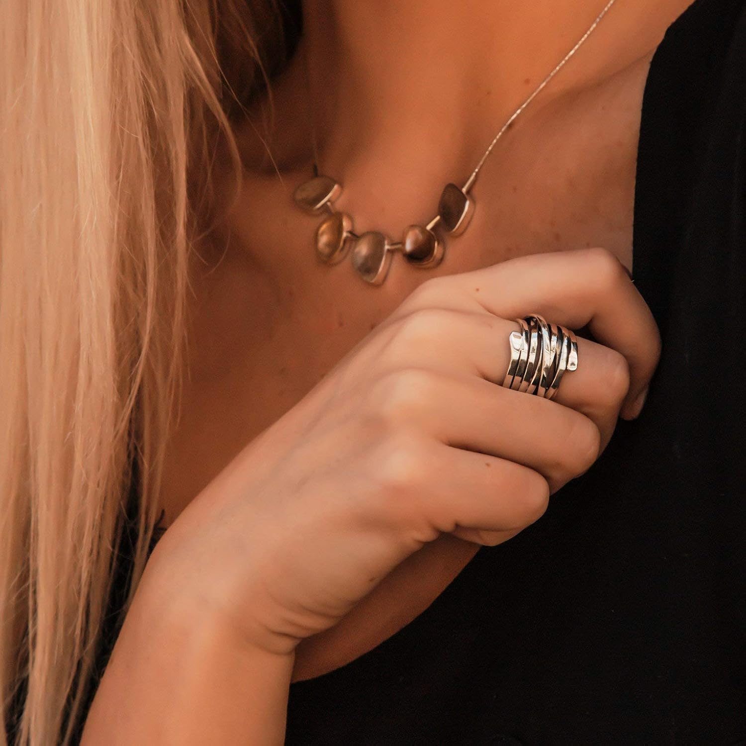 Vintage – Zilveren Wikkelring 18K Verguld | Tijdloze Stijl voor Vrouwen 3