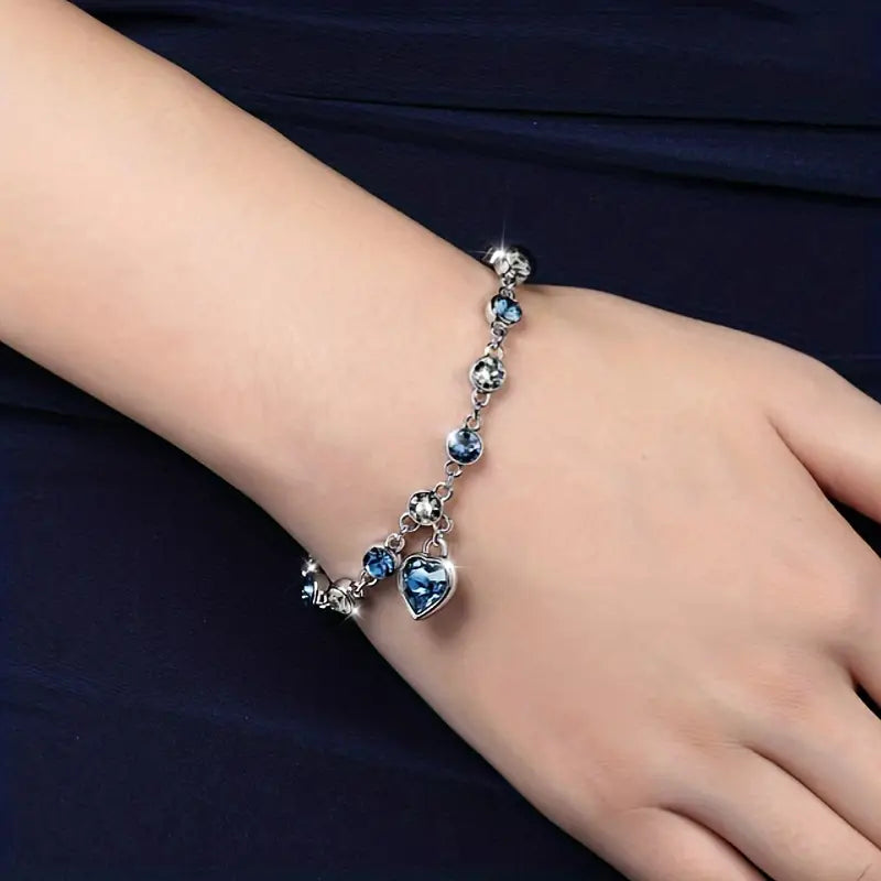 Zachte Glans – Vrouwen Armband 18K Verguld Wit Goud met Hartje 4